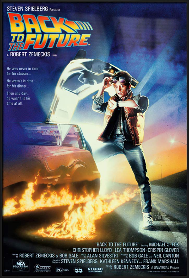 日本冷蔵のポスター Amazon｜【昭和の風情】洋画映画 バック フューチャー Back To